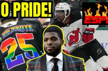 ESPN NHL Analyst PK Subban SLAMS NHL LGBTQ PRIDE PUSH! Ex All Star Says PLAYERS AREN'T ACTIVISTS!
