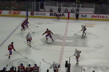 Andy Andreoff of the Bridgeport Islanders scores vs. the Laval Rocket 3/22/23