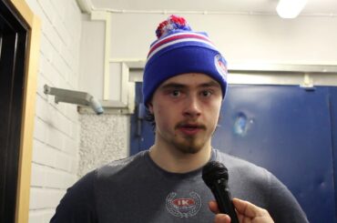 Intervju med Marcus Björk,Oskarshamn efter matchen mot SSK 10/3-18