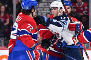 Arber Xhekaj DROPS GLOVES with Adam Lowry - FULL FOOTAGE | Arber Xhekaj vs Adam Lowry Review