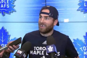 Ryan O’Reilly speaks on being traded to the Maple Leafs after playing first game