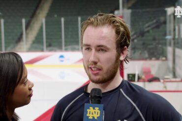 Instant Reaction | Frozen Four: @NDHockey vs. Michigan - Cal Burke (2018)