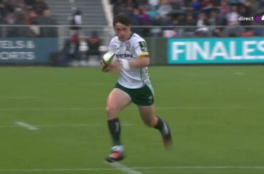 Henry Arundell 100m individual try (Toulon v London Irish 2022)