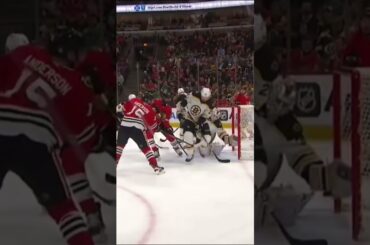 Joey Anderson goes top shelf with the goalie down! #nhl #blackhawks #goal