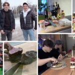 Hur klarar sig JVM-stjärnorna i köket? Följ med när DIF-trion lagar oxfilé – och utlöser brandlarmet