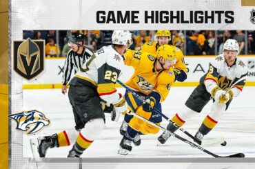 Golden Knights @ Predators 4/4 | NHL Highlights 2023