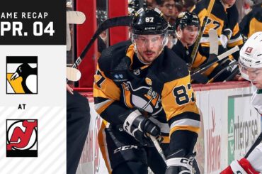 GAME RECAP: Penguins at Devils (04.04.23) | Penguins Hunt for Playoff Spot