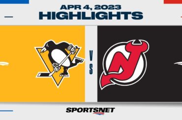 NHL Highlights | Penguins vs. Devils - April 4th, 2023