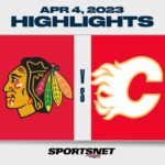NHL Highlights | Blackhawks vs. Flames - April 4, 2023