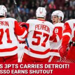 David Perron’s 3PTS & Ville Husso’s Shutout Carry the Detroit Red Wings Over the Montreal Canadiens