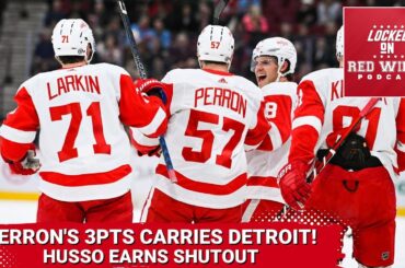David Perron’s 3PTS & Ville Husso’s Shutout Carry the Detroit Red Wings Over the Montreal Canadiens