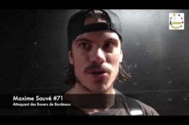INTERVIEW - HOCKEY SUR GLACE : BOXERS DE BORDEAUX 5-2 REMPARTS DE TOURS (Match 1 - Préparation)