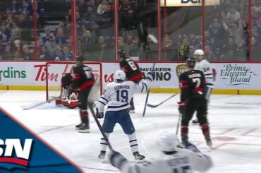 Calle Jarnkrok Fires A Cannonading One-Timer To Give The Leafs The Lead