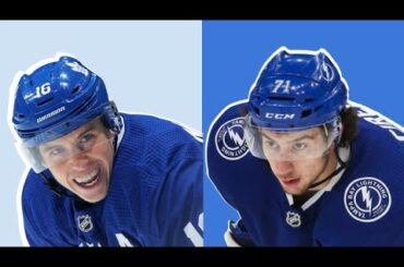 Mitch Marner and Anthony Cirelli NHL Training
