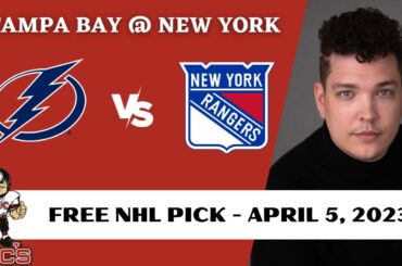 NHL Pick - Tampa Bay Lightning vs New York Rangers Prediction, 4/5/2023 Free Best Bets & Odds