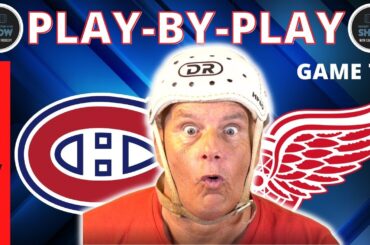 NHL GAME PLAY BY PLAY: RED WINGS VS CANADIENS