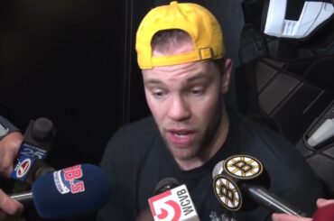 Taylor Hall FULL Practice Participant, CLOSE to Returning to Bruins | Bruins Interview