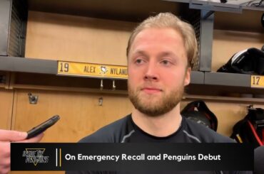 Alex Nylander On Making His Penguins Debut
