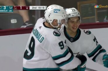 Danil Gushchin s first NHL goal vs Coyotes and Prosvetov (1 apr 2023)