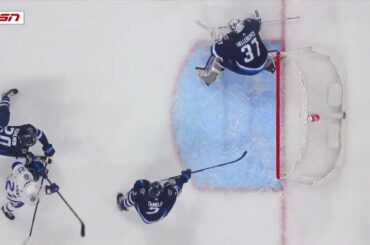 Pierre-Luc Dubois And Dylan DeMelo Goal Line Saves Vs Tampa Bay Lightning | Jan 6, 2023