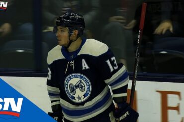 Blue Jackets' Cam Atkinson Records Hat Trick Against Flames