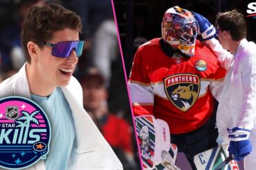 Mitch Marner Miami Vice-Themed Shot DENIED By Roberto Luongo During NHL Breakaway Challenge