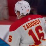 Nikita Zadorov Snipes Puck Past Jets' Hellebuyck To Extend Flames' Lead In Crucial Matchup