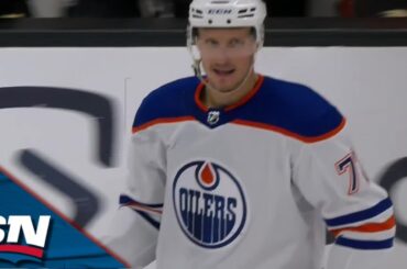 Oilers' Klim Kostin Shakes Defender To Set Up Nick Bjugstad Goal