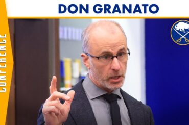 “A Crucial Moment In The Season” | Buffalo Sabres Coach Don Granato Before Game Against Panthers