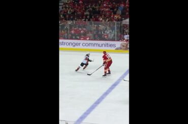 Zegras LAUGHS OFF Lucic 😂 #shorts