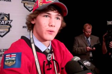 #21 Overall Selection in the 2012 NHL Draft MARK JANKOWSKI of the Calgary Flames