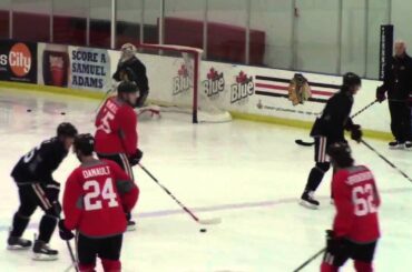 Ryan Hartman at Blackhawks Prospect Camp