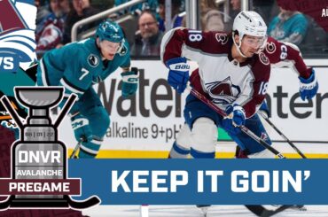 The Colorado Avalanche are looking to hold serve in the Central Division against the San Jose Sharks