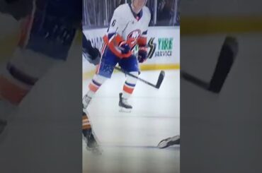 Derek Forbort lays out Oliver Wahlstrom