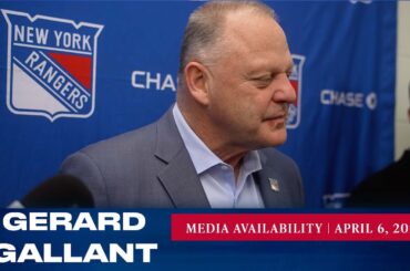 New York Rangers: Gerard Gallant Postgame Media Availability | Apr. 6, 2023