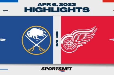 NHL Highlights | Sabres vs. Red Wings - April 6, 2023