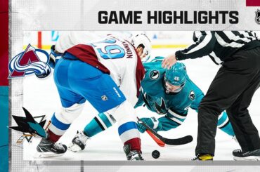 Avalanche @ Sharks 4/6 | NHL Highlights 2023