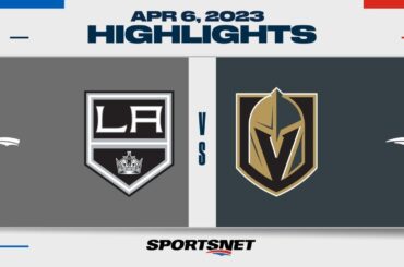 NHL Highlights | Kings vs. Golden Knights - April 6, 2023
