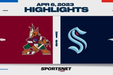 NHL Highlights | Coyotes vs. Kraken - April 6, 2023