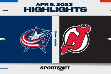 NHL Highlights | Blue Jackets vs. Devils - April 6, 2023