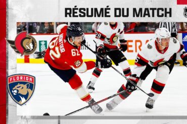 Lyon s'illustre dans le gain des Panthers | Sénateurs @ Panthers | Faits saillants en français 04/06