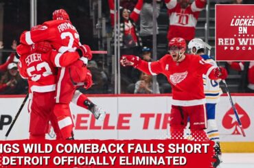 Detroit Comes Back but Falls to Buffalo Sabres in a Shootout | Red Wings Officially Eliminated