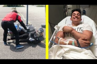 MON ACCIDENT EN MOTO !!