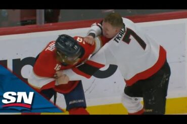 Tkachuk Brothers Get Involved In Pair Of Fights As Senators And Panthers Brawl After Whistle