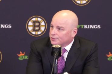 Jim Montgomery Give Charlie McAvoy INJURY UPDATE | Bruins Postgame Interview