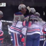 Klim Kostin's nice pass on Bjugstad's goal vs Ducks (5 apr 2023)