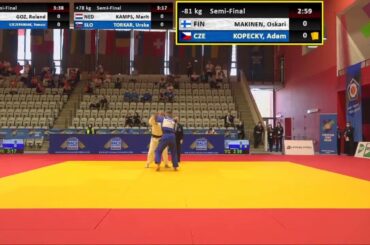 2021 Praha Semifinal 81 kg Makinen Oskari FIN vs  Kopecký Adam CZE