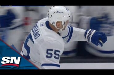 Mark Giordano Gets Maple Leafs On The Board In First Game Back To Seattle