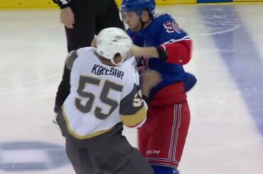 William Cuylle and Keegan Kolesar Drop The Gloves After Face Off!