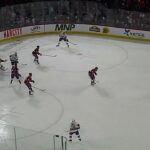 Brandon Biro of the Rochester Americans scores vs. the Laval Rocket 3/1/23